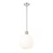 Z-Lite Margo 1 Light Pendant, Polished Nickel & White 7500P14-PN - alternate 2